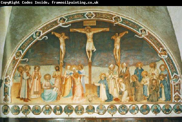 Fra Angelico Crucifixion and Saints